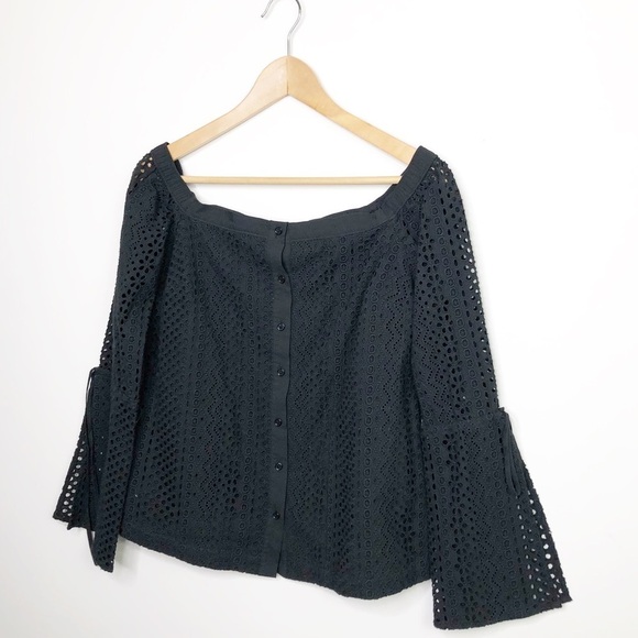 LIKELY black Bayard Allington off the shoulder blouse - Picture 10 of 12